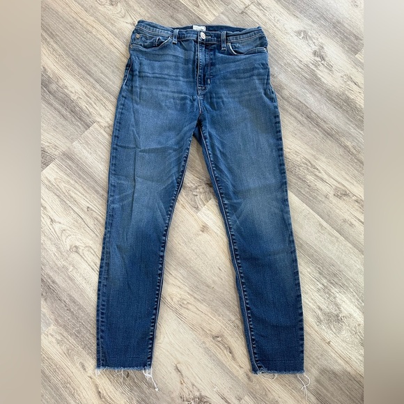 Hudson Barbara high waist ankle raw hem size 31 - Picture 4 of 6